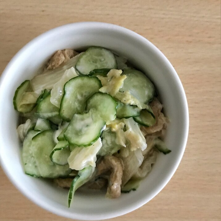 白菜の煮物リメイクサラダ